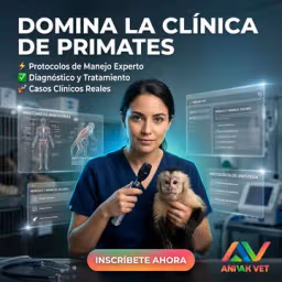 Ejemplo visual publicitario para un servicio profesional veterinario